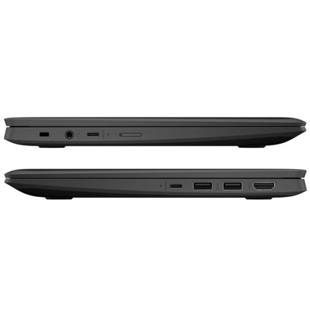 Alt view image 5 of 5 - HP Fortis G1i Chromebook 11.6" Touch Intel N150 0.8 GHz up to 3.6 GHz 8GB RAM 128GB SSD Intel UHD Graphics ChromeOS, Black - B69SKUT-I010
