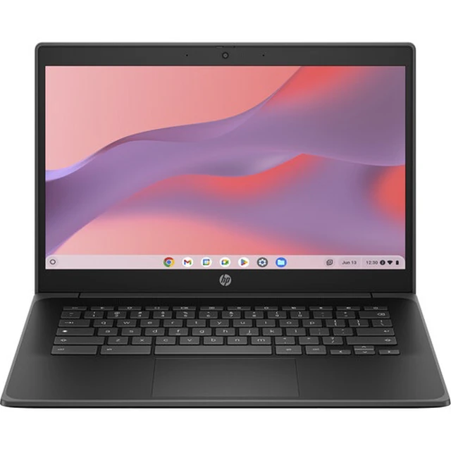Main image of HP Fortis G1i Chromebook 14" FHD Touch Intel N250 1.3 GHz up to 3.8 GHz 8GB RAM 128GB UFS Intel UHD Graphics ChromeOS, Black - B69SFUT-I010