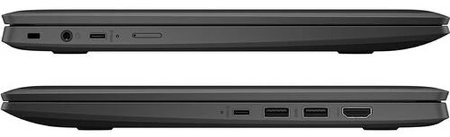 Alt view image 6 of 6 - HP Fortis G1i Chromebook 14" FHD Touch Intel N250 1.3 GHz up to 3.8 GHz 8GB RAM 128GB UFS Intel UHD Graphics ChromeOS, Black - B69SFUT-I010