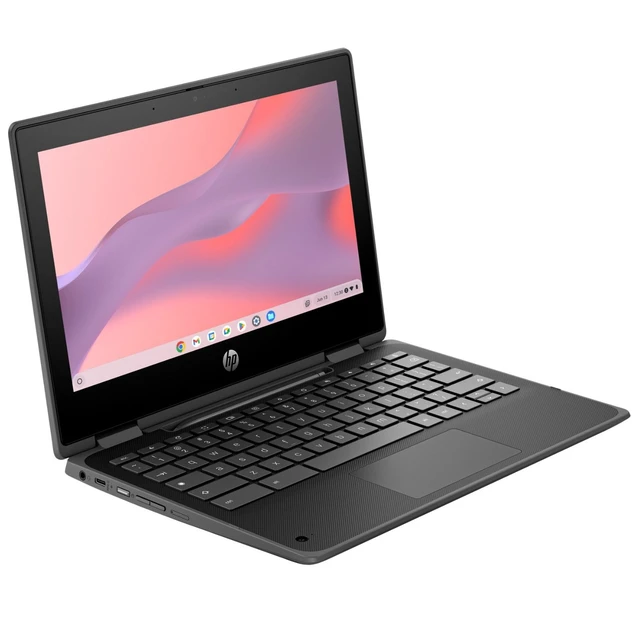 Alt view image 3 of 5 - HP Fortis x360 G5 Chromebook 11.6" Touch Intel Processor N100 0.8 GHz up to 3.4 GHz 4GB RAM 32GB eMMC Intel UHD Graphics ChromeOS, Black - 9R395UT-I010