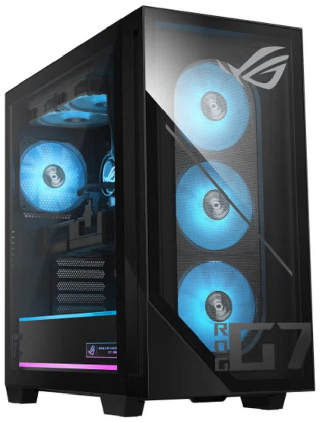 Alt view image 6 of 6 - ASUS ROG GM700 58L AMD Ryzen 7 8700F 4.1 GHz up to 5.0 GHz 32GB DDR5 1TB SSD NVIDIA GeForce RTX 5060 DUAL Windows 11 Home Gaming Desktop, Black - GM700TZ-IB766