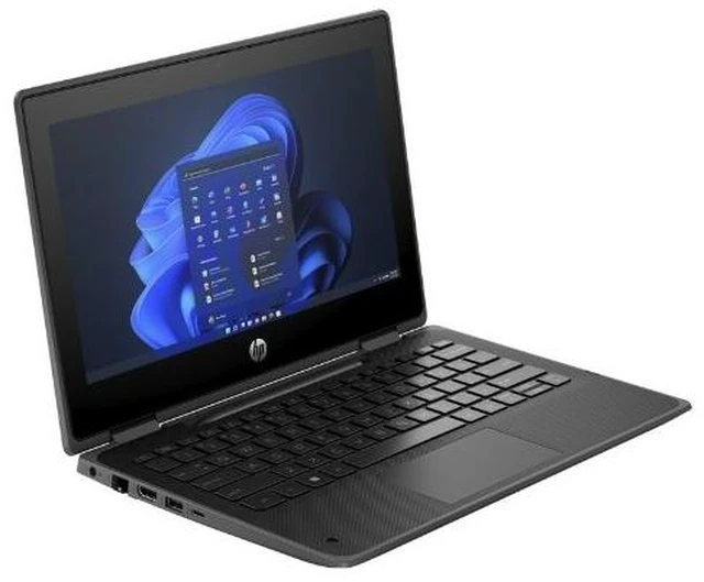 Alt view image 2 of 5 - HP Fortis x360 G5 Chromebook 11.6" Touch Intel N100 Processor 0.7 GHz up to 3.4 GHz 4GB DDR4 32GB SSD Intel UHD ChromeOS, Black, Minor Scratches and Dents - 9R393UT-I010
