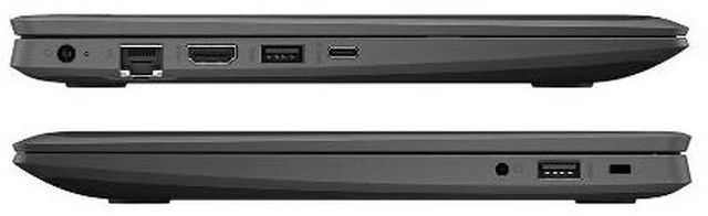 Alt view image 4 of 5 - HP Fortis x360 G5 Chromebook 11.6" Touch Intel N100 Processor 0.7 GHz up to 3.4 GHz 4GB DDR4 32GB SSD Intel UHD ChromeOS, Black, Minor Scratches and Dents - 9R393UT-I010
