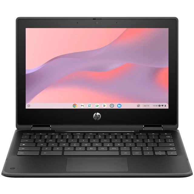 Main image of HP Fortis Flip G1i Chromebook Enterprise 11.6" Intel N150 0.8 GHz 8GB RAM 128GB UFS Intel UHD Graphics ChromeOS, Black, Minor Scratches and Dents - B6AX6UT-I010