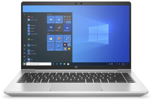 Main image of HP ProBook 445 G8 14" FHD AMD Ryzen 5 5600U 2.3 GHz up to 4.2 GHz 32 GB DDR4 256 GB SSD AMD Radeon Graphics Windows 11 Pro Laptop, Silver - 46T39UC-I052