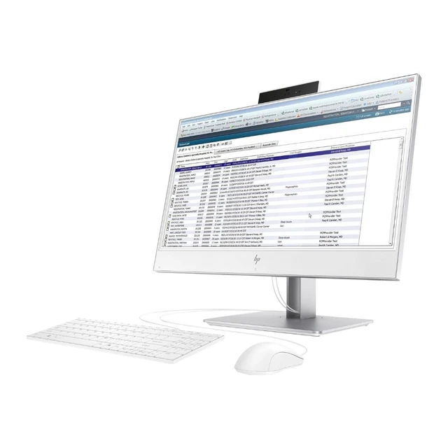 Alt view image 2 of 4 - HP EliteOne 800 G5 23.8" FHD Touchscreen Intel Core i7-9700 3 GHz up to 4.8 GHz 16 GB DDR4 256 GB SSD Intel UHD Graphics 630 Windows 11 Pro All-in-One, White, Minor Scratches and Dent - 5NW38AV-E011