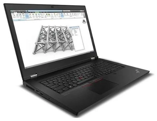 Alt view image 3 of 5 - Lenovo ThinkPad P17 G1 17.3" FHD IPS Intel Core i7-10850H 2.7 GHz up to 5.1 GHz 32GB DDR4 256GB SSD NVIDIA Quadro T2000 Windows 11 Pro Laptop, Black - 20SQS0WD15-I010