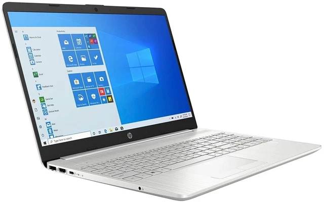 Alt view image 2 of 5 - HP 15-dw2008ca 15.6" Touch Intel Core i5-1035G1 1.0 GHz up to 3.6 GHz 8GB DDR4 256GB SSD Intel UHD Graphics Windows 11 Home Laptop, Silver - 2D682UA-I010