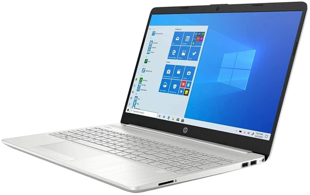Alt view image 3 of 5 - HP 15-dw2008ca 15.6" Touch Intel Core i5-1035G1 1.0 GHz up to 3.6 GHz 8GB DDR4 256GB SSD Intel UHD Graphics Windows 11 Home Laptop, Silver - 2D682UA-I010