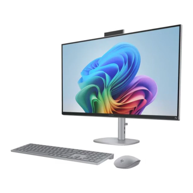 Alt view image 3 of 5 - HP OmniStudio X 27-CS1000T 27" FHD Intel Core Ultra 5 226V 2.1 GHz up to 4.5 GHz 16 GB 256 GB SSD Intel Arc Graphics Windows 11 Home All-in-One Desktop, Meteor Silver - A31RNAV-V019