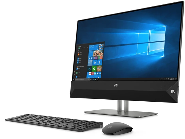 Alt view image 2 of 5 - HP Pavilion 24-xa0057c 23.8" FHD Intel Core i5-8400T 1.7 GHz up to 3.3 GHz 8 GB DDR4 1 TB SSD Intel UHD Graphics 630 Windows 11 Home All-in-One Desktop, Black, Minor Scratches and Dent - 4NM99AA-E010