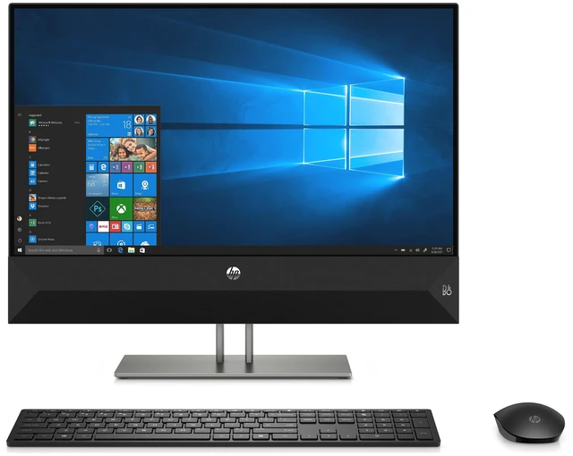 Main image of HP Pavilion 24-xa0057c 23.8" FHD Intel Core i5-8400T 1.7 GHz up to 3.3 GHz 8 GB DDR4 1 TB SSD Intel UHD Graphics 630 Windows 11 Home All-in-One Desktop, Black, Minor Scratches and Dent - 4NM99AA-E010