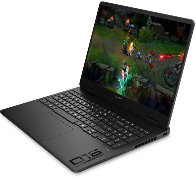 Alt view image 3 of 5 - HP OMEN Slim 16t-an000 16" 2K Intel Ultra 5 225H 1.7 GHz up to 4.9 GHz 24 GB 512 GB SSD NVIDIA GeForce RTX 5050 Laptop GPU W11 Home Gaming Laptop, Black, Minor Scratches and Dent - A57W4AV-I010