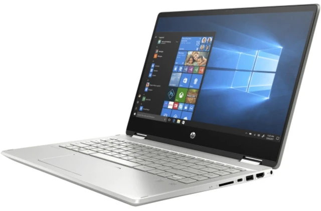 Alt view image 2 of 6 - HP Pavilion x360 14-dh2008ca 14" FHD Intel Core i5-1035G1 1.0 GHz up to 3.6 GHz 8GB DDR4 256GB SSD Intel UHD Graphics Windows 10 Home Laptop, Mineral Silver - 6GH66UA-I010