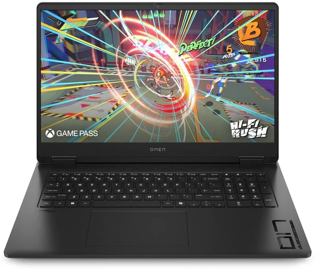 Main image of HP OMEN 17-db1097nr 17.3" QHD AMD Ryzen AI 7 350 2.0 GHz up to 5.0 GHz 32GB DDR5 1TB SSD NVIDIA GeForce RTX 5070 Windows 11 Home Gaming Laptop, Black - B98J8UA