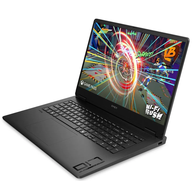 Alt view image 2 of 5 - HP OMEN 17-db1097nr 17.3" QHD AMD Ryzen AI 7 350 2.0 GHz up to 5.0 GHz 32GB DDR5 1TB SSD NVIDIA GeForce RTX 5070 Windows 11 Home Gaming Laptop, Black - B98J8UA