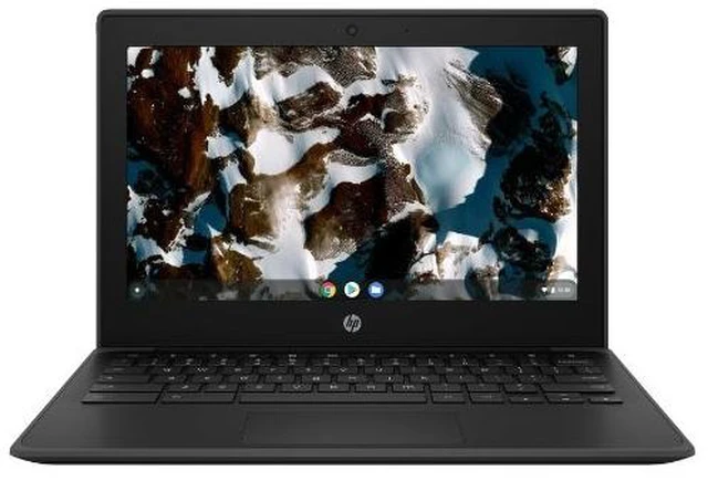 Main image of HP Chromebook 11 G9 11.6" IPS Intel Celeron N4500 1.1 GHz up to 2.8 GHz 4GB 32GB eMMC Intel UHD ChromeOS Laptop, Black - 3V2Y2UT-I020