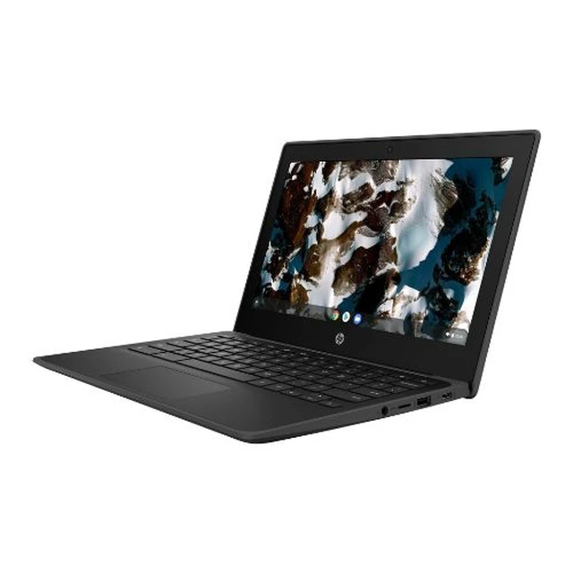 Alt view image 2 of 5 - HP Chromebook 11 G9 11.6" IPS Intel Celeron N4500 1.1 GHz up to 2.8 GHz 4GB 32GB eMMC Intel UHD ChromeOS Laptop, Black - 3V2Y2UT-I020