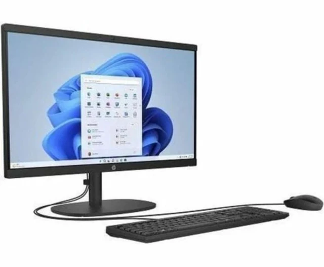 Alt view image 2 of 3 - HP 22-dg0007c 21.5" FHD Intel Core i3-N300 0.8 GHz up to 3.8 GHz 8 GB 256 GB SSD Intel UHD Graphics Windows 11 Home All-in-One Desktop, Jet Black - 9U5L6AA
