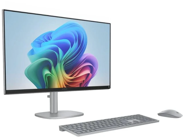 Alt view image 2 of 5 - HP OmniStudio X 27-CS1000T 27" FHD Intel Core Ultra 7 256V 2.2 GHz up to 4.8 GHz 16 GB 2 TB SSD Intel Arc Graphics Windows 11 Home All-in-One Desktop, Meteor Silver - A31RWAV-V030