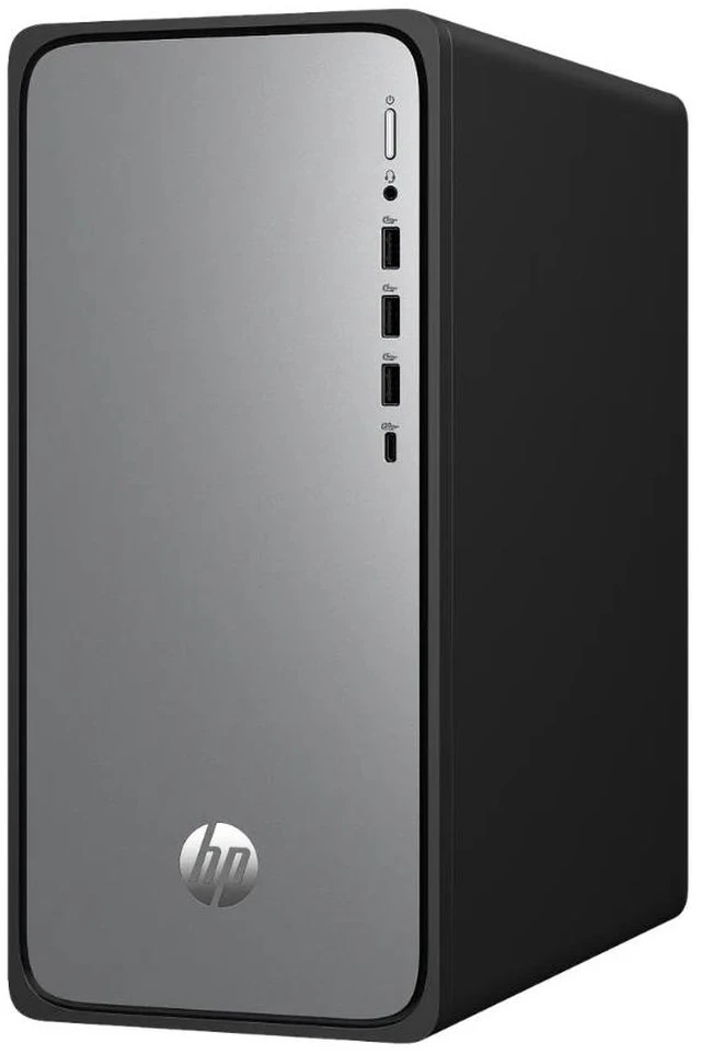 Alt view image 3 of 3 - HP OmniDesk M02-0000t Intel Core i3-14100 3.5 GHz up to 4.7 GHz 8 GB 512 GB SSD Integrated Graphics Windows 11 Home Desktop, Black - B11B4AV-V091