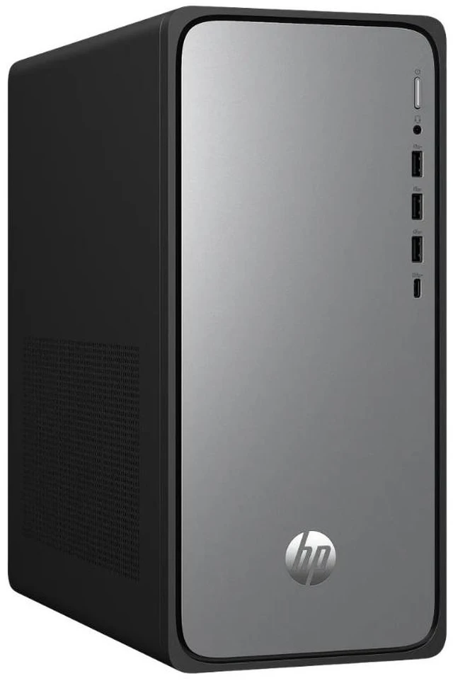 Alt view image 2 of 3 - HP OmniDesk M02-0000t Intel Core i3-14100 3.5 GHz up to 4.7 GHz 8 GB 512 GB SSD Integrated Graphics Windows 11 Home Desktop, Black - B11B4AV-V091