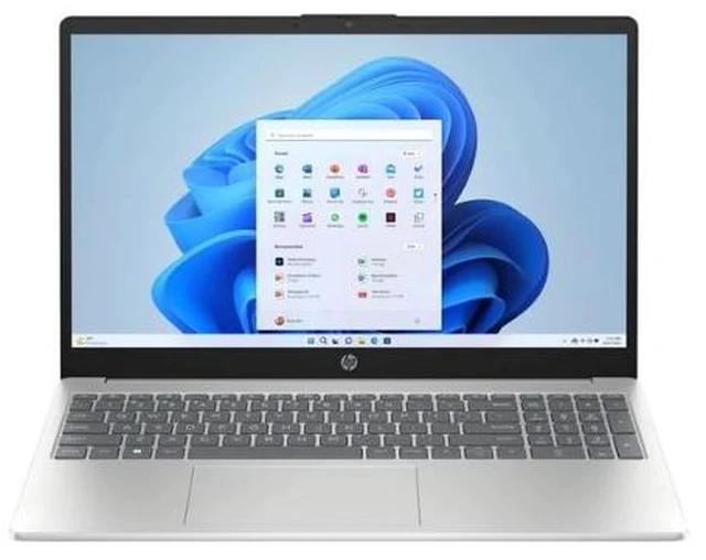 Main image of HP 15fc0000 15.6" FHD AMD Ryzen 5 7530U 2.0 GHz up to 4.5 GHz 8GB DDR4 128GB SSD AMD Radeon Graphics Windows 11 Home Laptop, Silver - B1TX6AV-I080