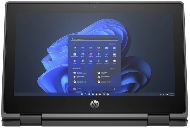 Alt view image 2 of 6 - HP Pro x360 Fortis G11 11.6" Touch Intel Processor N100 0.8 GHz up to 3.4 GHz 8GB DDR4 128GB SSD Intel UHD Graphics Windows 11 Pro Laptop, Black - A2ML1UP-I010