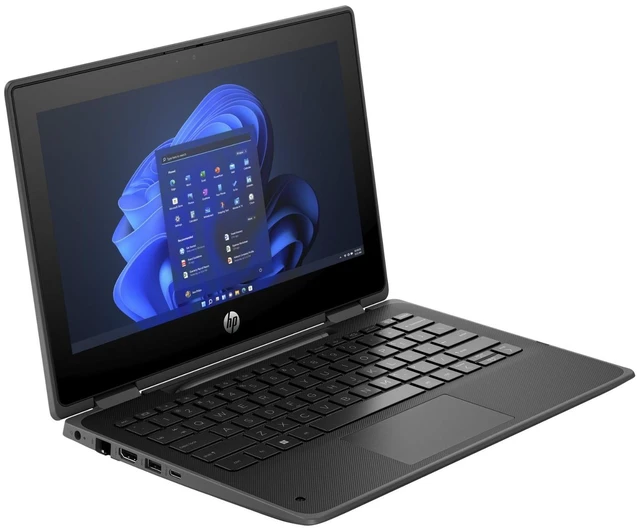 Alt view image 4 of 6 - HP Pro x360 Fortis G11 11.6" Touch Intel Processor N100 0.8 GHz up to 3.4 GHz 8GB DDR4 128GB SSD Intel UHD Graphics Windows 11 Pro Laptop, Black - A2ML1UP-I010
