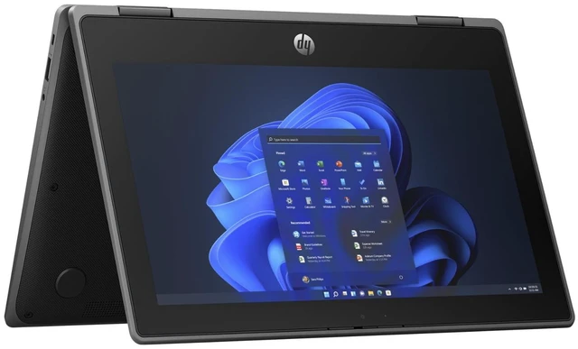 Alt view image 6 of 6 - HP Pro x360 Fortis G11 11.6" Touch Intel Processor N100 0.8 GHz up to 3.4 GHz 8GB DDR4 128GB SSD Intel UHD Graphics Windows 11 Pro Laptop, Black - A2ML1UP-I010