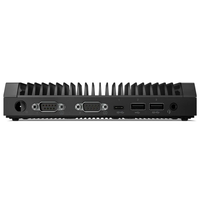 Alt view image 3 of 5 - Lenovo ThinkCentre M75n loT AMD Athlon Silver 3050e 2.8 GHz 4GB DDR4 128GB SSD AMD Radeon Graphics Windows 11 Pro Desktop, Black - 11BW0009US-I010