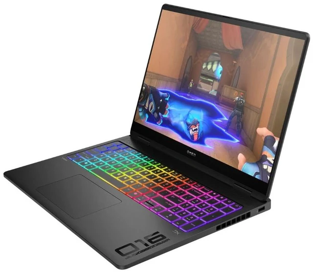 Alt view image 3 of 5 - HP OMEN MAX 16-ah0097nr 16" WQXGA Intel Ultra 9 275HX 2.7 GHz up to 5.4 GHz 32 GB 1 TB SSD NVIDIA GeForce RTX 5080 Laptop GPU Windows 11 Home Gaming Laptop, Black, Minor Scratches and Dent - B64BNUA