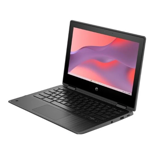 Alt view image 3 of 5 - HP Fortis X360 G3 Chromebook 11.6" IPS Touch Intel Pentium Silver N6000 1.1 GHz up to 3.0 GHz 4GB 64GB eMMC Intel UHD ChromeOS, Black, Minor Scratches and Dents - 73B39AV-I010