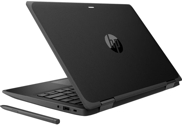 Alt view image 4 of 5 - HP Pro x360 Fortis G9 11.6" Touchscreen Intel Celeron N5100 1.1 GHz up to 3.3 GHz 8 GB DDR4 128 GB SSD Intel UHD Graphics with PEN Windows 11 Pro Laptop, Black - 5N301ES-I020