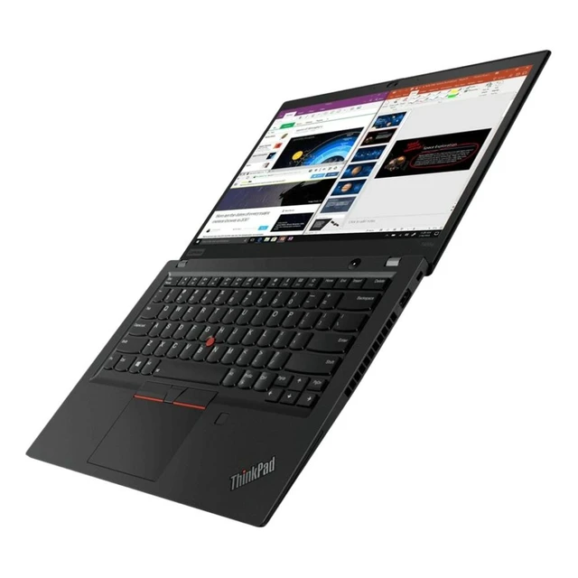 Alt view image 3 of 5 - Lenovo ThinkPad T495s 14" FHD AMD Ryzen 7 PRO 3700U 2.3 GHz up to 4.0 GHz 8 GB DDR4 256 GB SSD AMD Radeon Vega 10 Graphics Windows 11 Pro Laptop, Black - 20QKS1LC00-I020