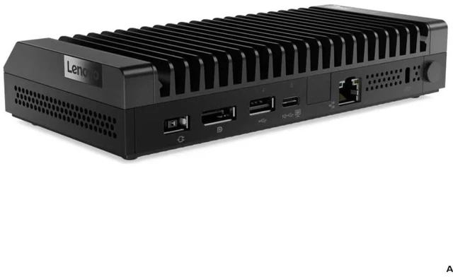 Main image of Lenovo ThinkCentre M75n AMD Athlon Silver 3050e 1.4 GHz up to 2.8 GHz 4 GB DDR4 128 GB SSD AMD Radeon Graphics Windows 11 Pro Desktop, Black - 11BW0009US-I009