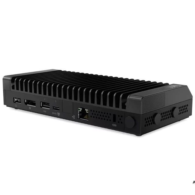 Alt view image 5 of 5 - Lenovo ThinkCentre M75n AMD Athlon Silver 3050e 1.4 GHz up to 2.8 GHz 4 GB DDR4 128 GB SSD AMD Radeon Graphics Windows 11 Pro Desktop, Black - 11BW0009US-I009