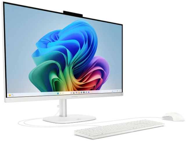 Alt view image 3 of 5 - HP OmniStudio 27-cw000 27" FHD IPS AMD Ryzen AI 7 445 2.0 GHz up to 4.6 GHz 32GB DDR5 1TB SSD AMD Radeon 840M Windows 11 Home All-in-One Desktop, White - C1YQ2AV-V011