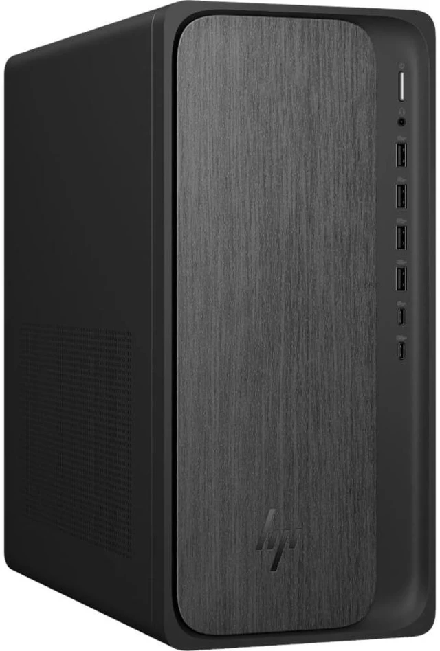 Alt view image 3 of 3 - HP OmniDesk AI PC M03-0059 Intel Core Ultra 7 265 1.8 GHz up to 5.3 GHz 16 GB 512 GB SSD Intel Graphics Windows 11 Home Desktop, Gray Wood - D14KYAA-I010