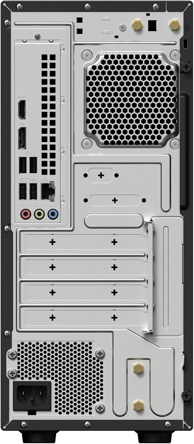 Alt view image 5 of 5 - ASUS ExpertCenter P500 Mini Tower Intel Core i7-13620H 2.4 GHz up to 4.9 GHz 16GB DDR5 1TB SSD Intel UHD Graphics Windows 11 Home Desktop, Gray - P500MVC-P71SR-CB