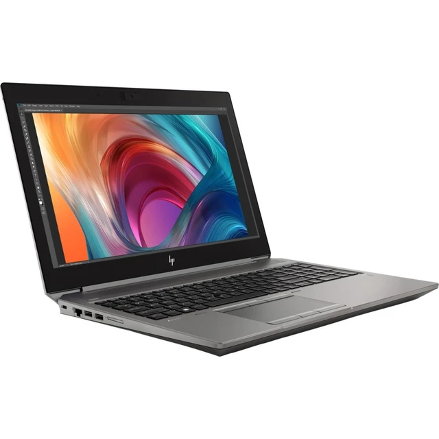 Alt view image 2 of 5 - HP ZBook 15 G6 15.6" FHD Intel Core i7-9850H 2.6 GHz up to 4.6 GHz 16 GB DDR4 256 GB SSD NVIDIA Quadro T1000 Windows 11 Pro Laptop, Gray, Minor Scratches and Dent - 8NT70UC-I009