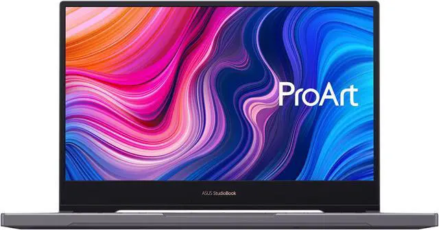 Alt view image 5 of 6 - ASUS ProArt StudioBook 15 Mobile Workstation Laptop, 15.6" UHD NanoEdge Bezel, Intel Core i7-9750H, 32 GB DDR4, 512GB+512GB RAID-0 SSD, NVIDIA GeForce RTX 2060, Windows 10 Pro, H500GV-XS76, Star Grey