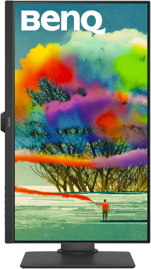 Alt view image 3 of 6 - BenQ DesignVue PD2705Q 27" Quad HD 2560 x 1440 2K 5ms (GTG) 60Hz HDMI DisplayPort USB Type-C Built-in Speakers Anti-Glare Backlit LED Designer IPS Monitor
