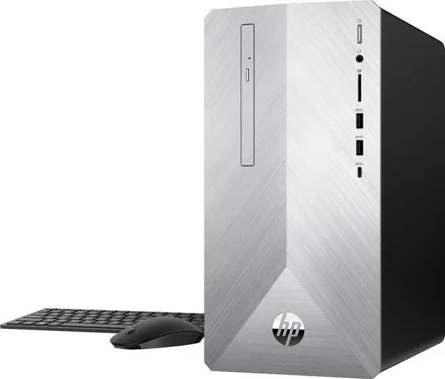 Alt view image 2 of 4 - HP Pavilion 595-p0039c Desktop Computer i5-8400 8GB 1TB AMD Radeon RX 550 Win10