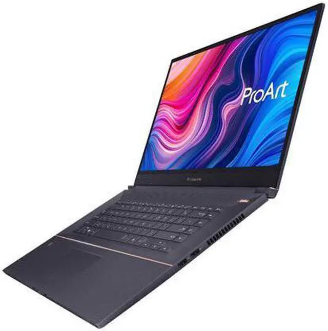 Alt view image 3 of 7 - ASUS ProArt StudioBook 17 Mobile Workstation Laptop, 17" 16:10 NanoEdge Bezel, Intel Core i7-9750H, 32 GB DDR4, 512GB+512GB RAID-0 SSD, NVIDIA GeForce RTX 2060, Windows 10 Pro, H700GV-XS76, Star Grey