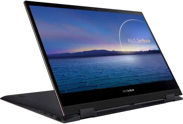 Alt view image 5 of 6 - ASUS ZenBook Flip S 13.3" 4k UHD OLED Touch Laptop, Intel i7-1165G7, 16GB RAM, 1TB SSD, Win 10 Pro - UX371EA-XH77T