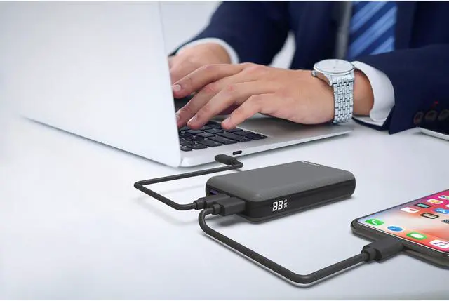 Alt view image 4 of 4 - EXCITRUS 45W Power Bank Air, Fast Charging Laptop and Devices Power Bank - PD-45960