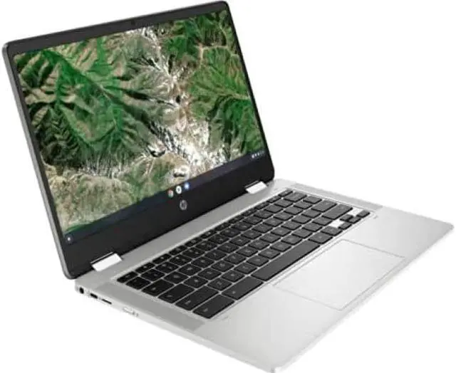 Alt view image 2 of 5 - HP Chromebook x360 14a-ca0036nr 14" HD Touch Laptop, Intel Celeron N4020 1.1GHz, 4GB memory, 64GB eMMC, Chrome OS