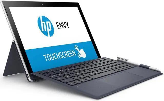 Alt view image 3 of 4 - HP Envy x2 12-inch Detachable Laptop, Qualcomm Snapdragon 2.2 GHz, 4GB RAM, 128GB Universal Flash Storage, Micro SIM, Windows 10 Home S (12-e091ms, Natural Silver w/ Oxford Blue)