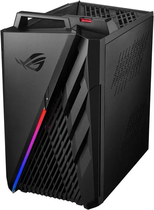 Alt view image 3 of 7 - ASUS ROG Strix GA35 Gaming Desktop PC, GeForce RTX 3080, AMD Ryzen 9 5900X, 32GB DDR4 RAM, 1TB PCIe SSD + 2TB HDD, Dual Hot-Swap SSD Bays, ROG Scope & Chakram, Windows 10 Pro, GA35DX-XB989